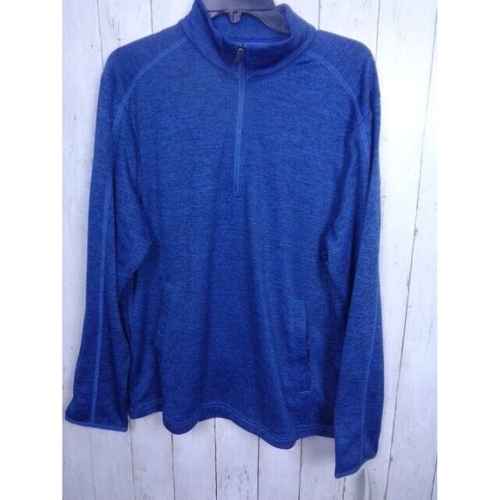 Ben Hogan Performance Golf Pullover Geo Textured Fleece‎ 1/4 Zip Mens Size Small